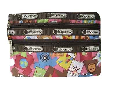 kozmetická taška LeSportsac 3 Zip - Tiny T-Shirts