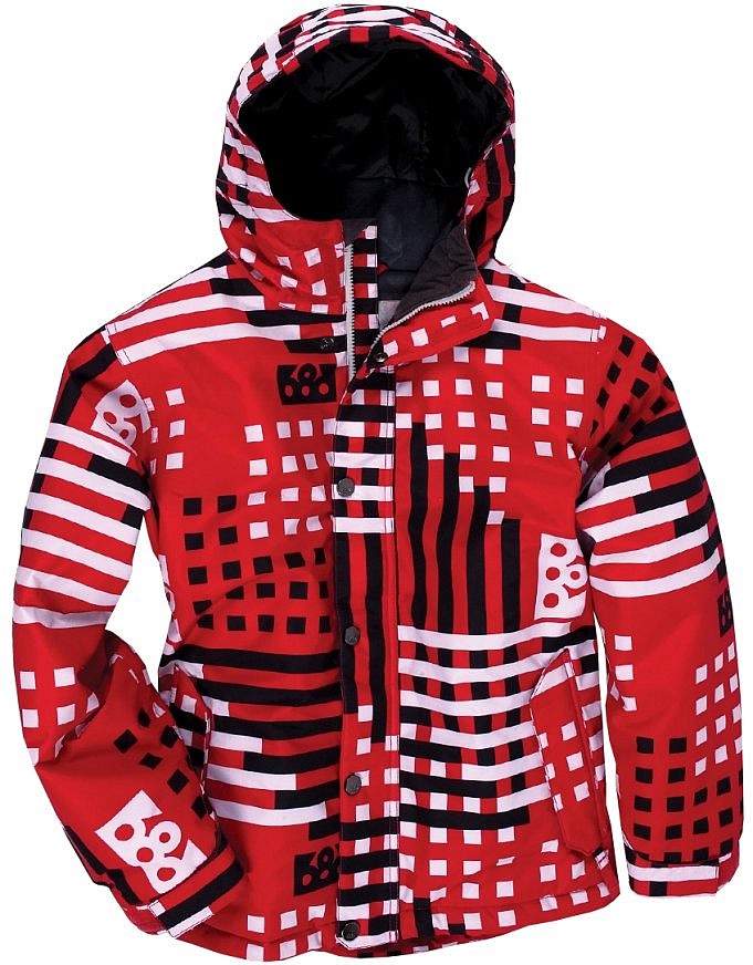 kurtka 686 Boys Mannual Grid Kid's - Red