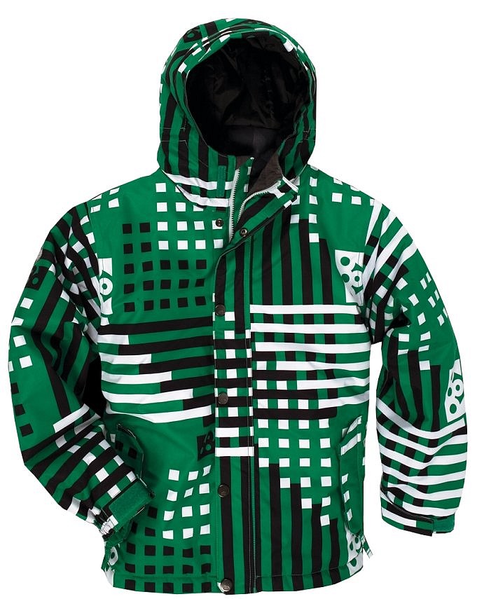 kurtka 686 Boys Mannual Grid Kid's - Kelly Green