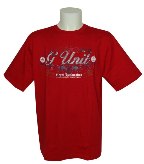 tričko G Unit Start Script - Dark Red