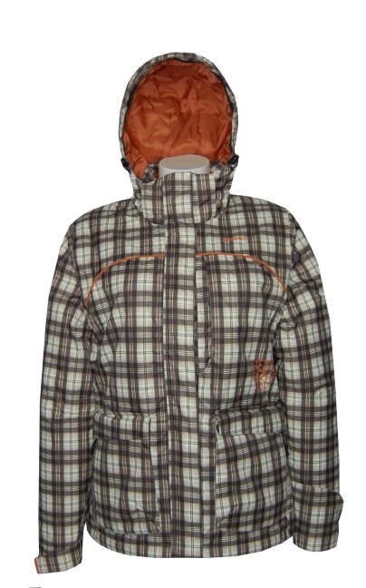 kurtka Campus Pabla - Brown/Beige Checker