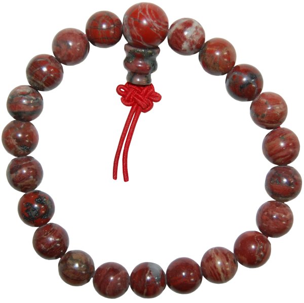 Energo Jaspis - Buddha Energetic Bracelet Bracelet - Red