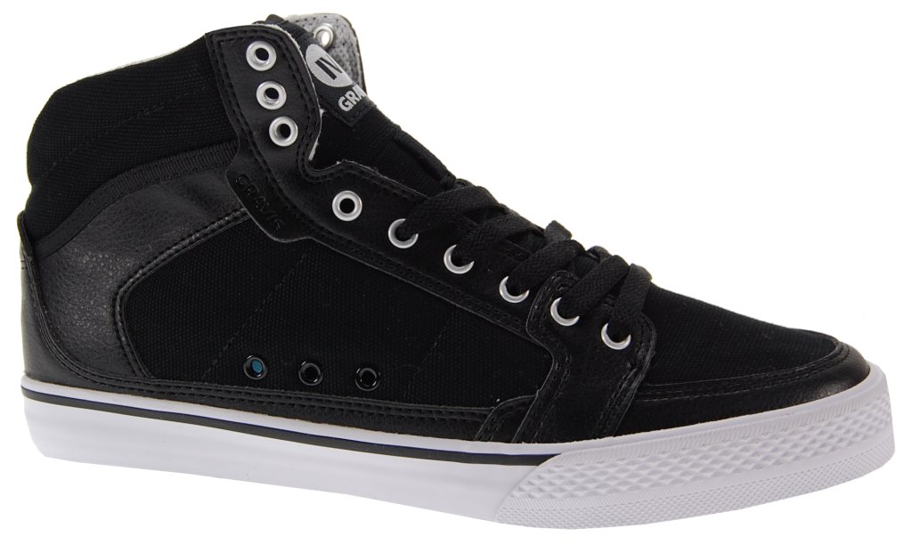 buty Gravis Lowdown HC - Black/White