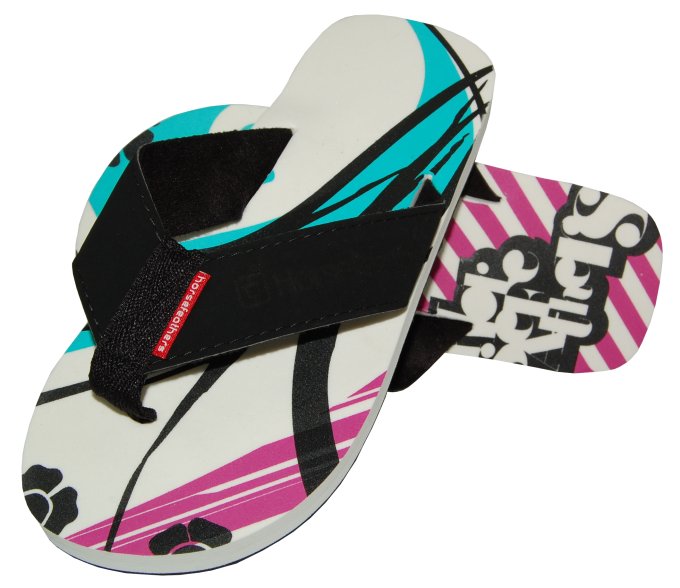 japonki Horsefeathers Nano - Black/White