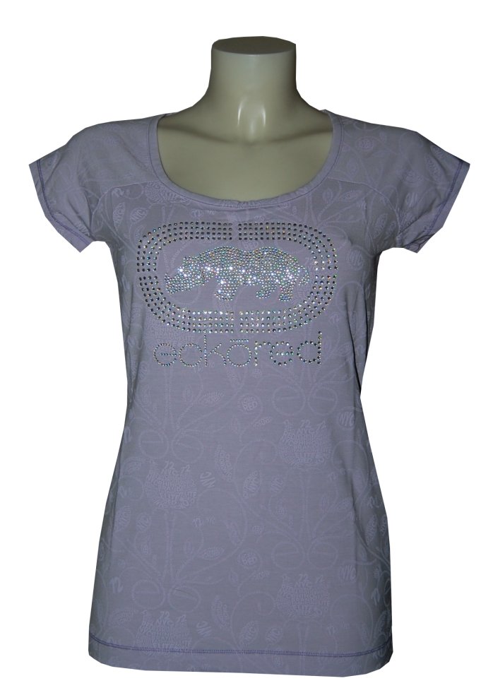 koszulka trykotowa Ecko Red Double E Bejewel - Pastel Lilac
