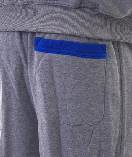tepláková souprava Urban Classics Contrast Sweatsuit - Heather Gray/Blue