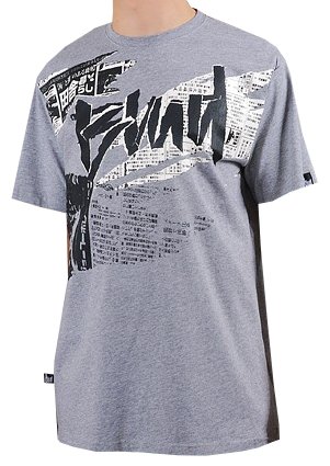 koszulka trykotowa Blud Paper Boy - Heather Gray