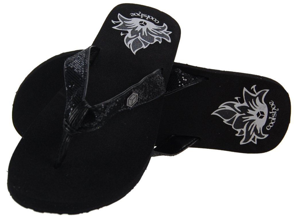 japonki Cool Shoe Glitter - Black