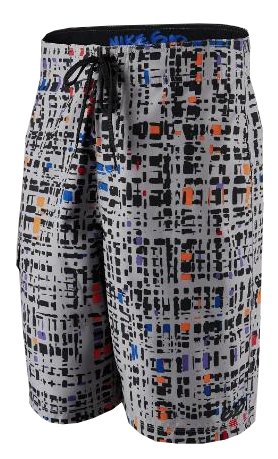 koupací šortky Nike 6.0 The Other One Printed - Medium Gray