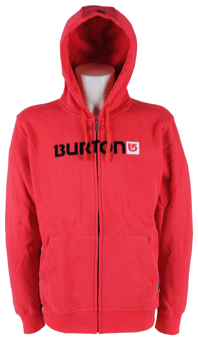 bluza Burton Logo Horizontal Zip - Electro Red