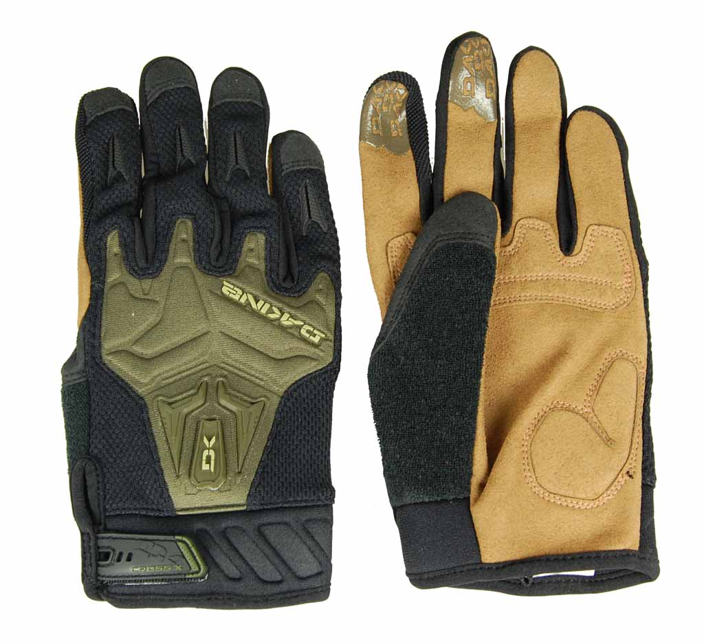 rękawice rowerowe Dakine Cross X - Black/Olive