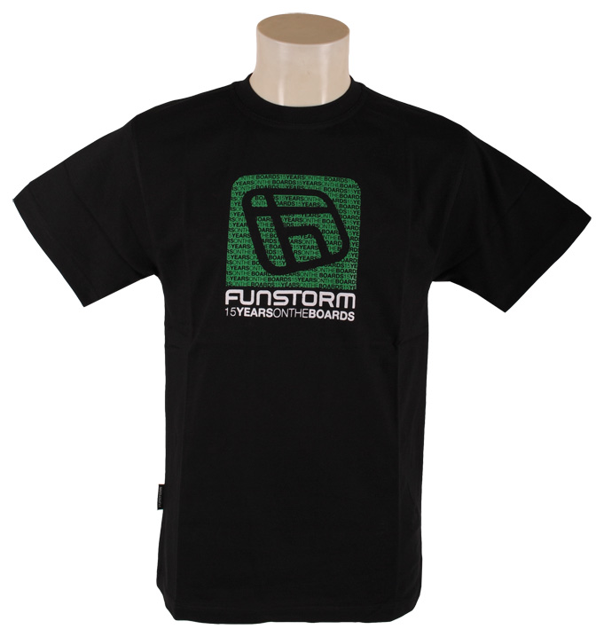 koszulka trykotowa Funstorm Phanic - Black