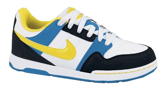 topánky Nike 6.0 Mogan 2 Kid's - White/Speed Yellow/Black/Surf Blue