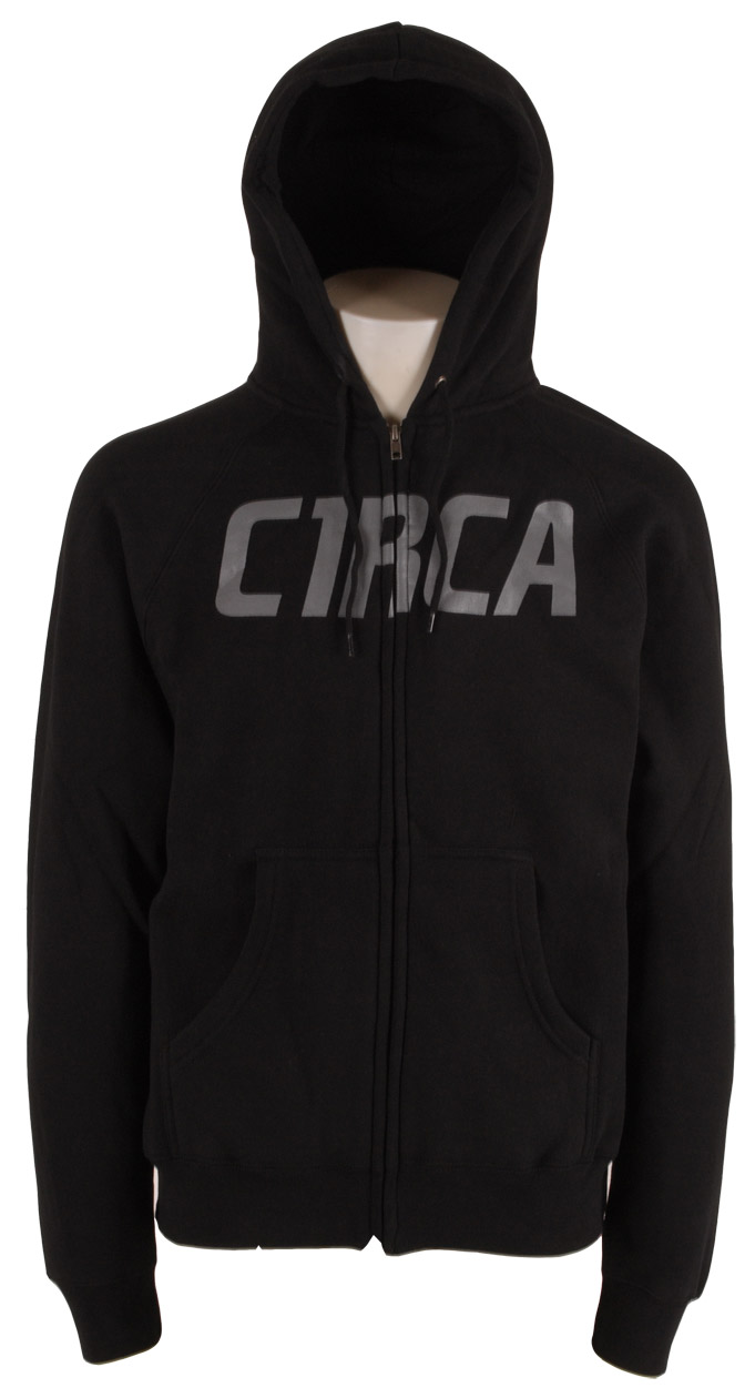bluza Circa Mainline Font Zip - Black