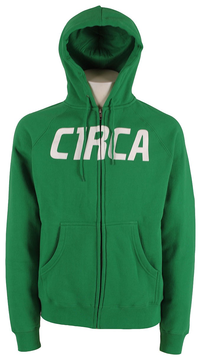 bluza Circa Mainline Font Zip - Kelly Green