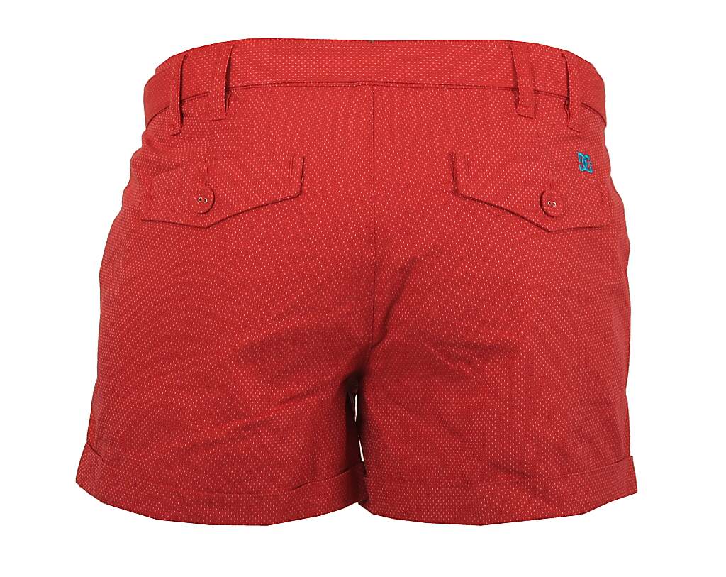 spodenki DC Cain Cuffed Belted - Mars Red
