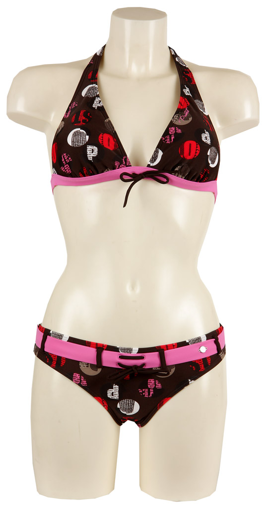 plavky Protest Osiris BCUP - Brown Fabric