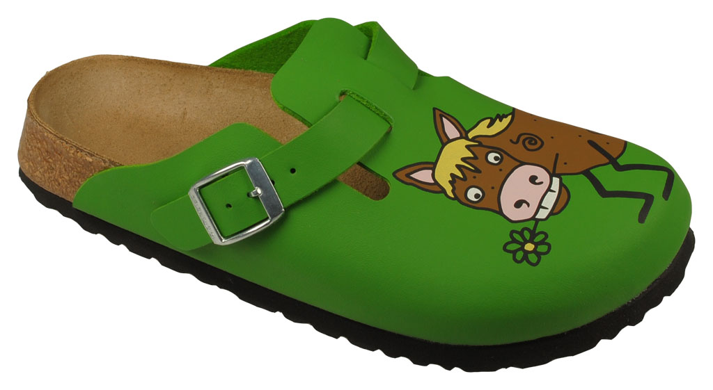 boty Birki's Woodby - Horse Green BF