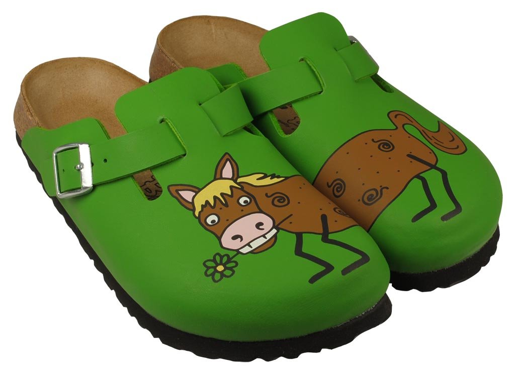 boty Birki's Woodby - Horse Green BF