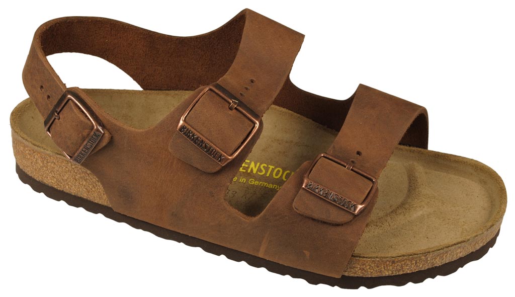 sandały Birkenstock Milano - Terracotta/Leather