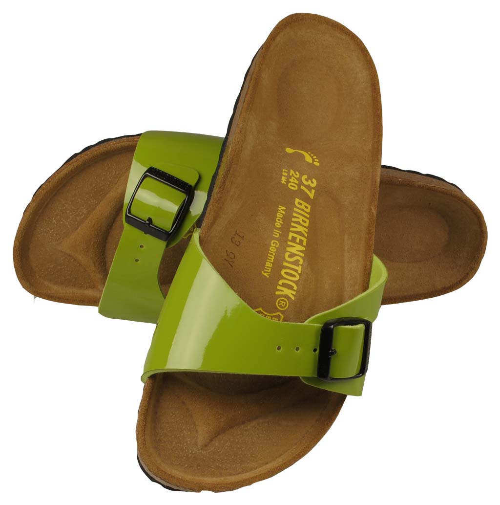 sandále Birkenstock Madrid - Peridot Green Lack BF