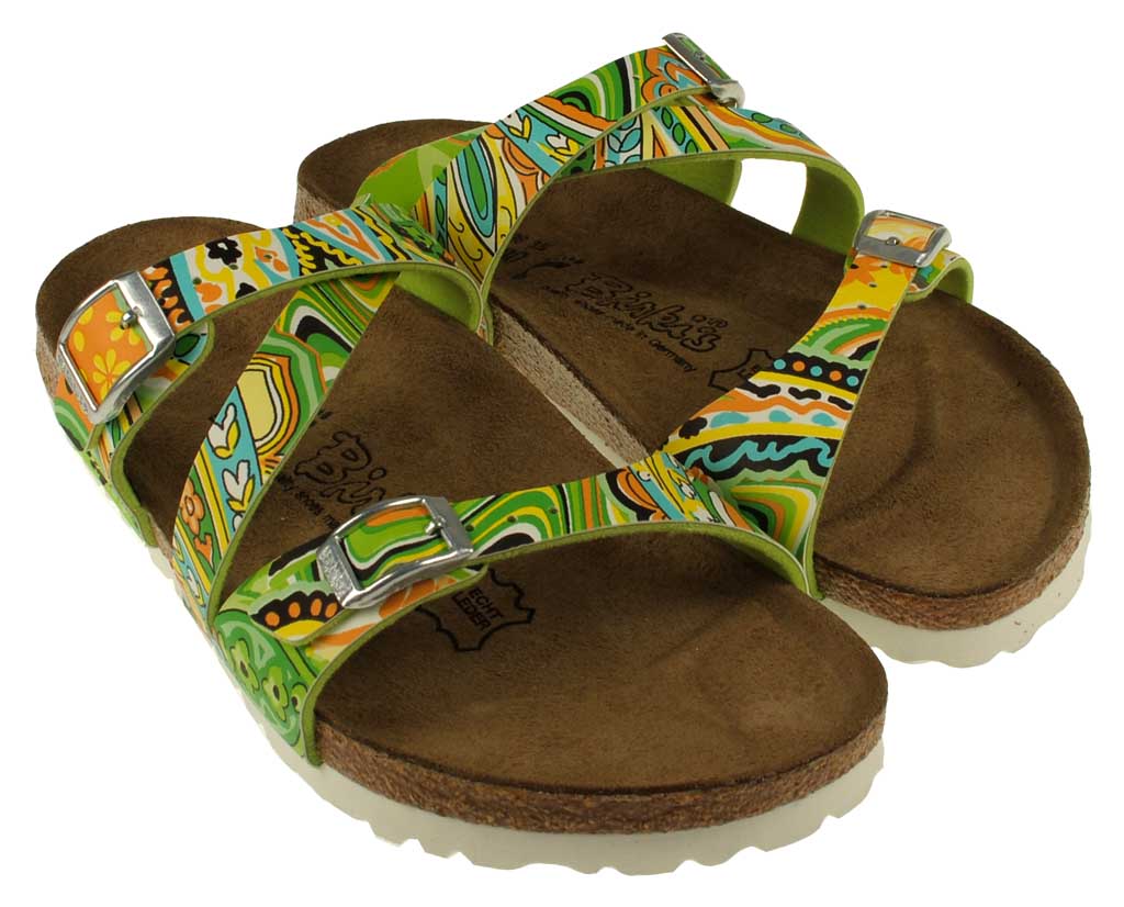 sandále Birki's Salina - Indian Paisley Green BF