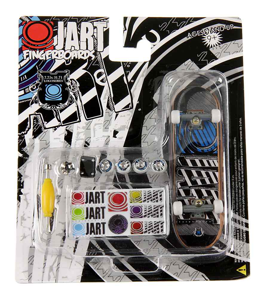 fingerboard Jart Logo Series - Black/White/Blue
