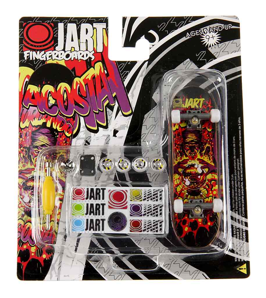 Jart Acosta Fingerboard - Red/Yellow