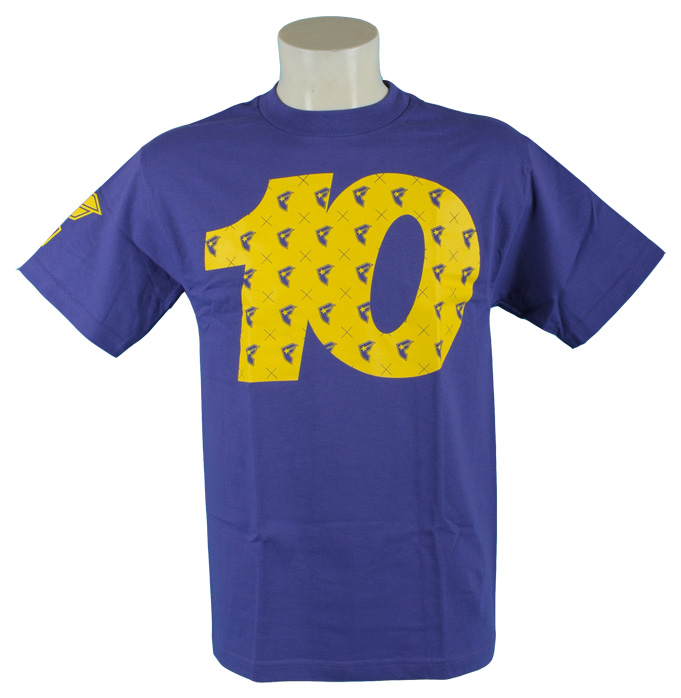 koszulka trykotowa Famous Stars And Straps Big 10 - Purple/Yellow
