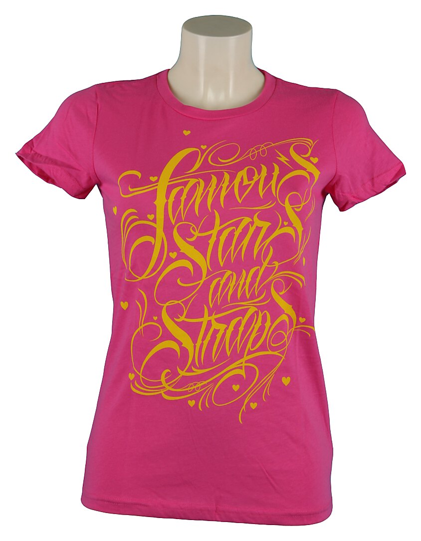 koszulka trykotowa Famous Stars And Straps Quit Your Bitching - Passion Pink