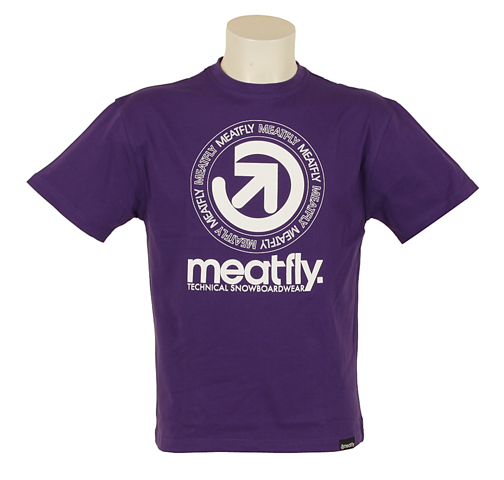 koszulka trykotowa Meatfly Promotion - B/Violet