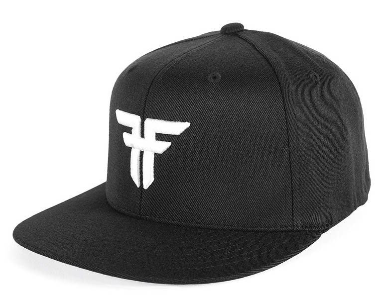 czapka z daszkiem Fallen Trademark Official Flex Fit - Black