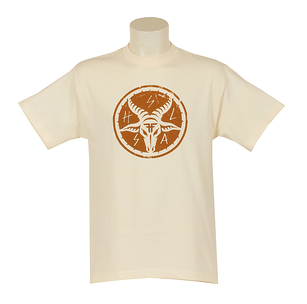 koszulka trykotowa Fallen Slash Goat - Natural/Camel