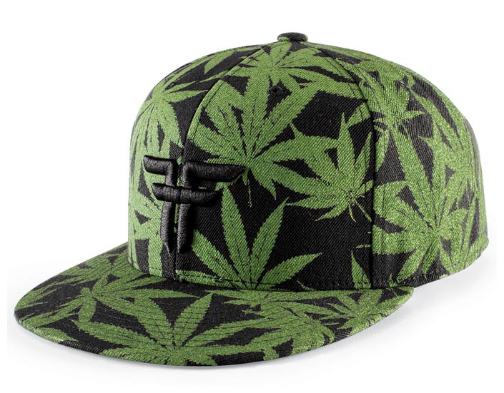 czapka z daszkiem Fallen Green Leaf Fitted Flex - Green Leaf
