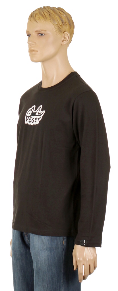 koszulka trykotowa UAX Skrat+ 468 Veget LS - Black/Gray