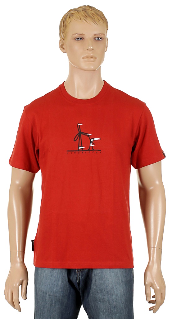 koszulka trykotowa UAX Skrat 334 Windstoper - Chilly Pepper Red