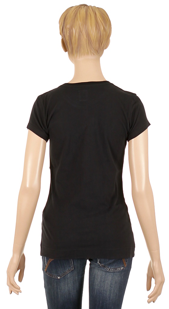 koszulka trykotowa Roxy Flock Logo - True Black
