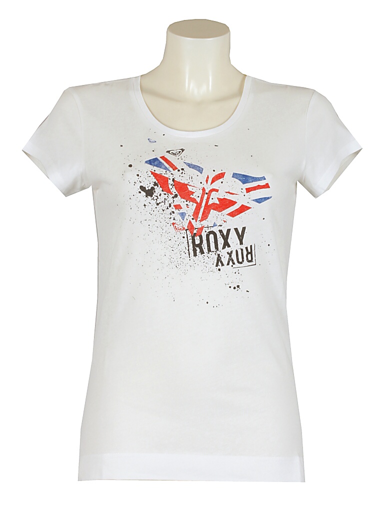 koszulka trykotowa Roxy Roxy Flags - Milk