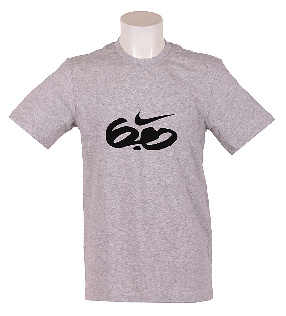 tričko Nike 6.0 Logo - Gray Heather/Black