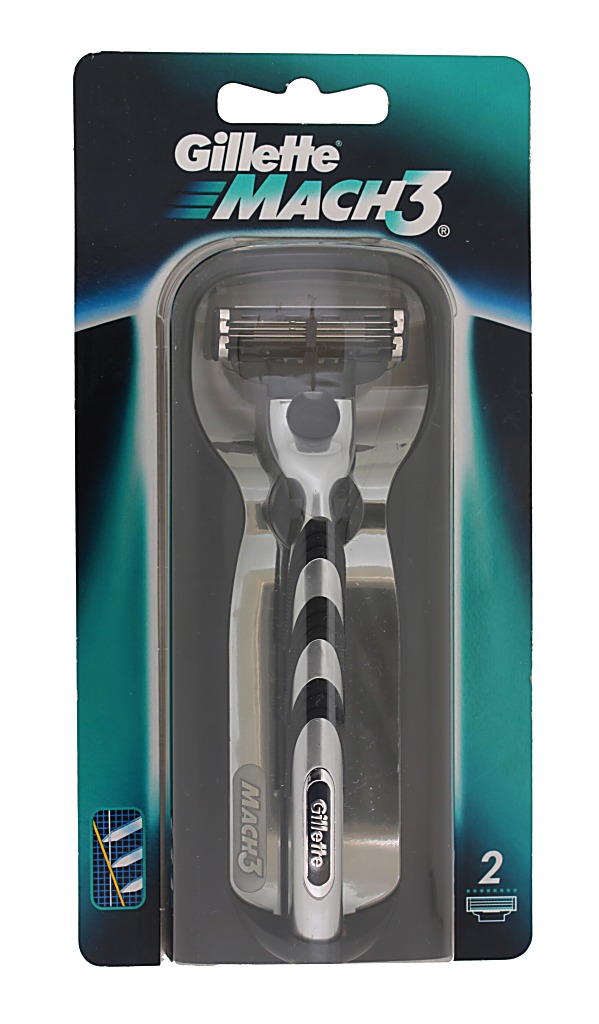 holiaci strojček Gillette Mach3 - Silver/Black