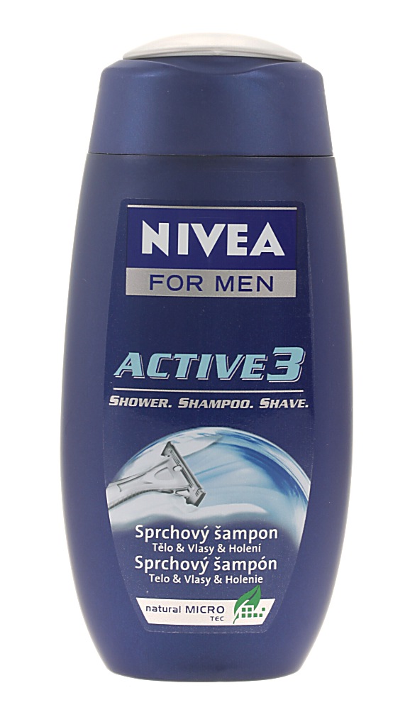 sprchový gél Nivea Active3 - Blue