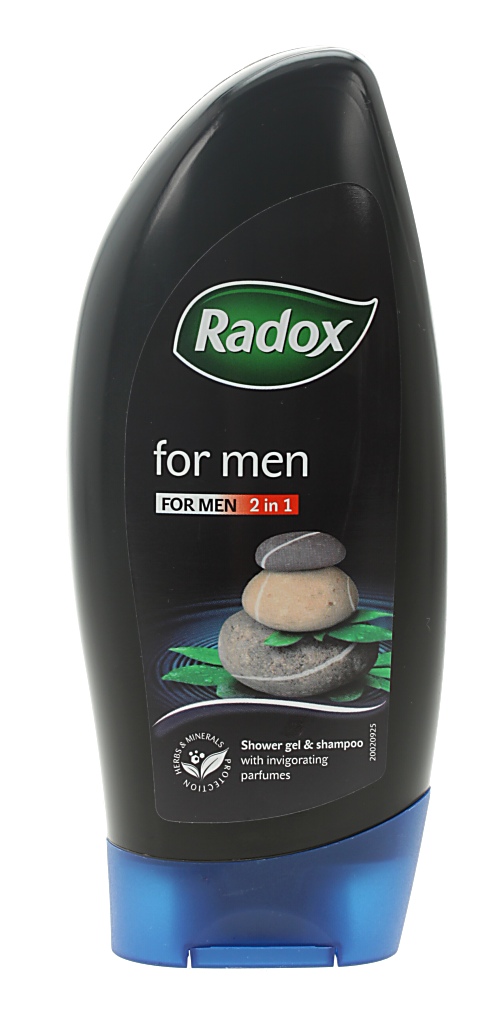 sprchový gel Radox For Men 2v1 - Black