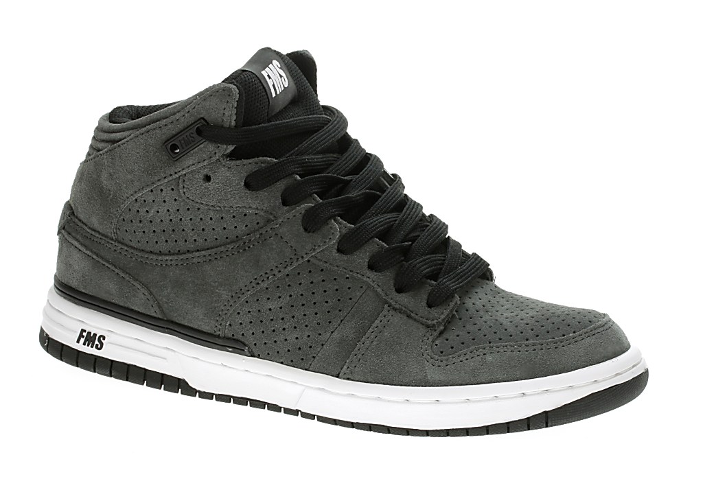 Famous Stars And Straps AMP High Shoes - Charcoal/Black