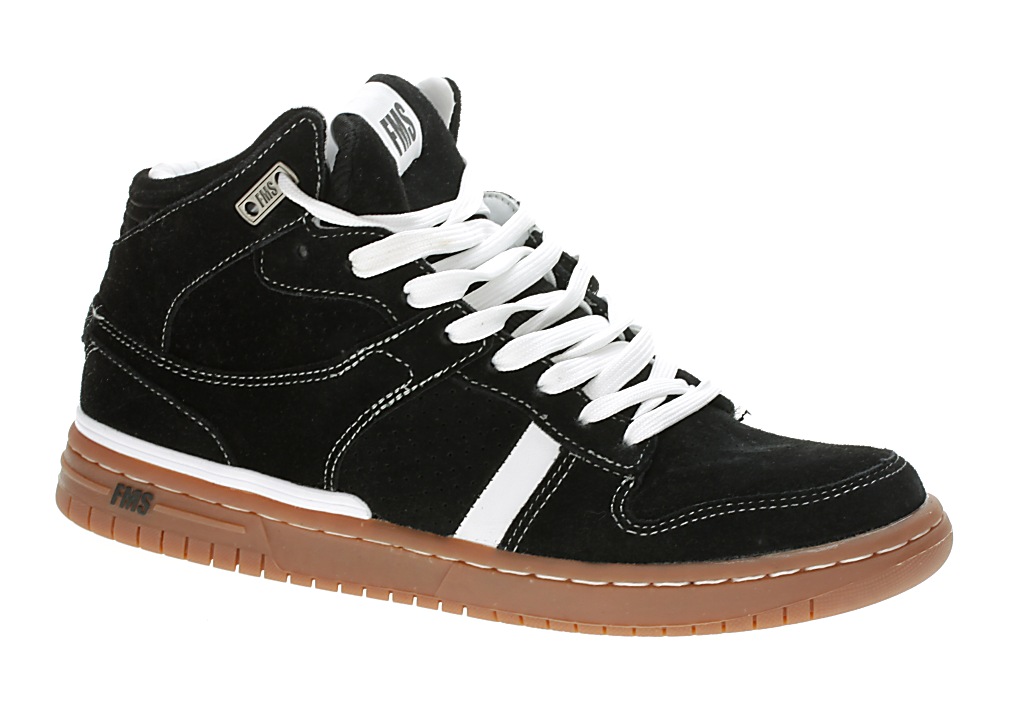 Famous Stars And Straps AMP High Shoes - Black/Gum