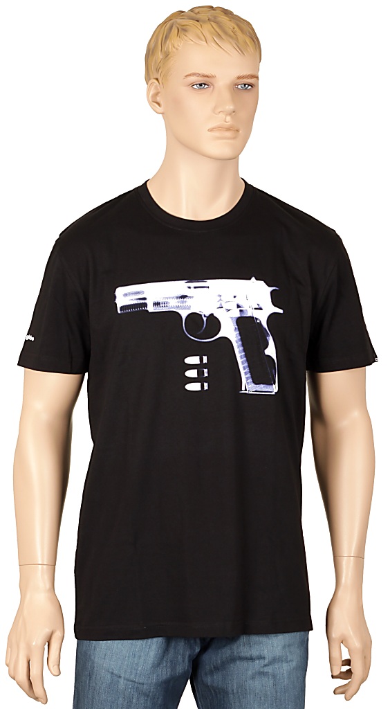 tričko Globe X-Ray Glow In The Dark - Black/Gun