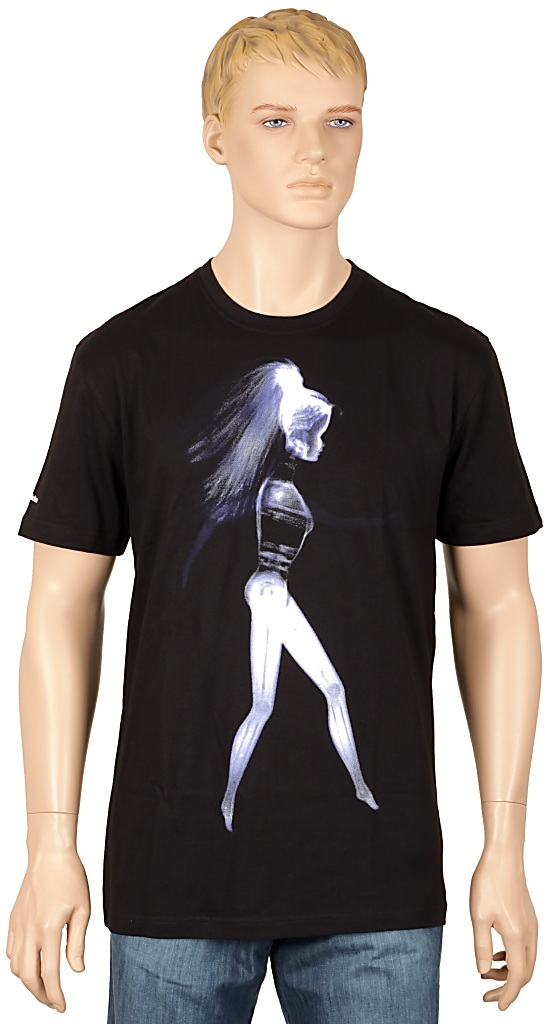 tričko Globe X-Ray Glow In The Dark - Black/Doll