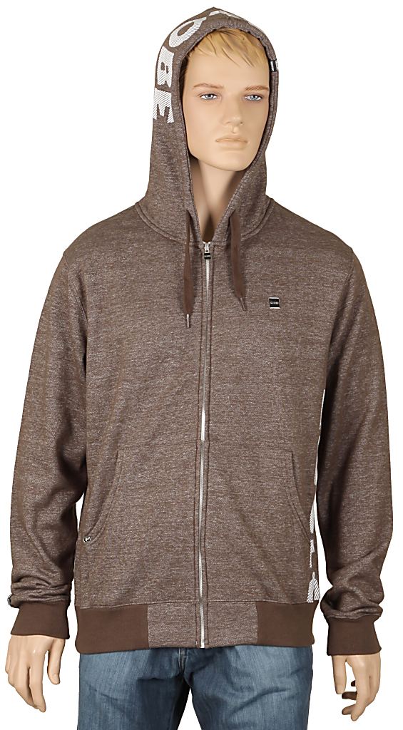 Globe Fairfax Zip Sweatshirt - Chocolate