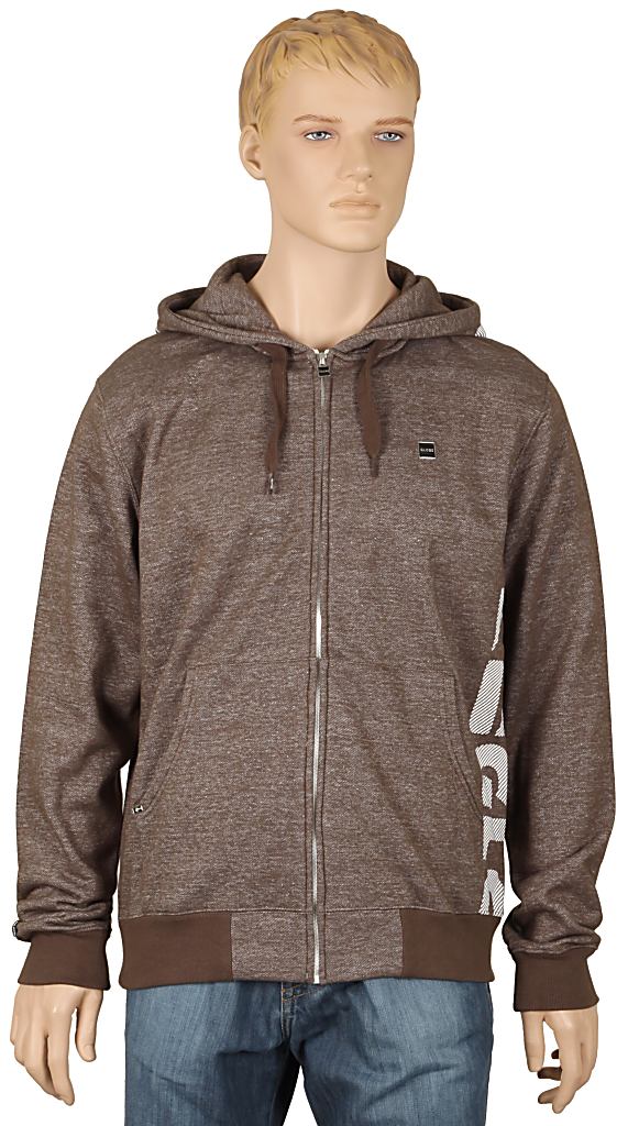 Globe Fairfax Zip Sweatshirt - Chocolate