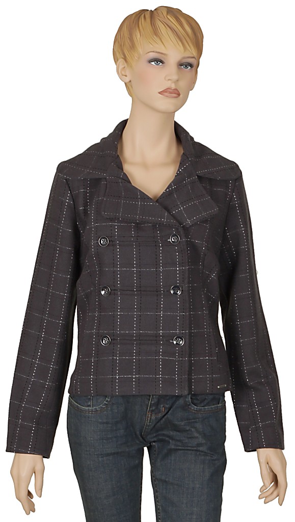 płaszcz Roxy Officer Olive - Dark Gray