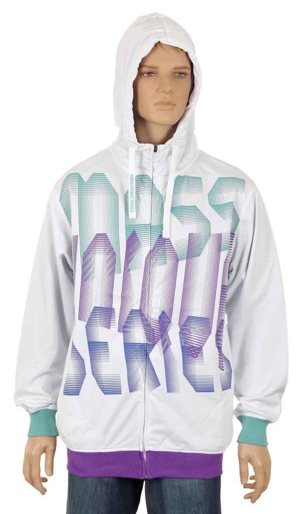 Mass Unique Vibes Zip Sweatshirt - White 